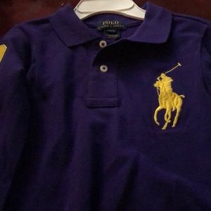 Classic long sleeve Ralph Lauren polo